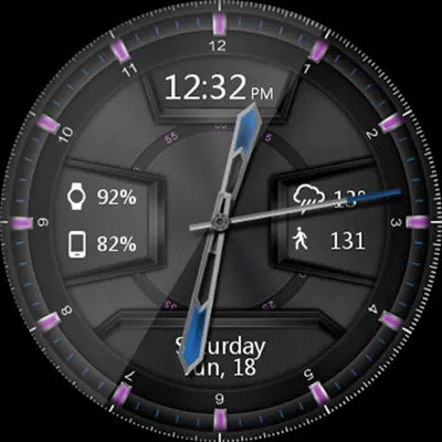 Daring Graphite HD Watch Face android App screenshot 2