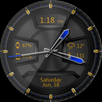 Daring Graphite HD Watch Face android App screenshot 3