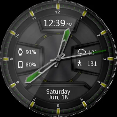 Daring Graphite HD Watch Face android App screenshot 7